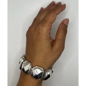 Lagos caviar rocks sterling silver bracelet